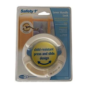 Safety First 1st Lever Handle Lock Child Resistant Design New in Package 6 Mos +